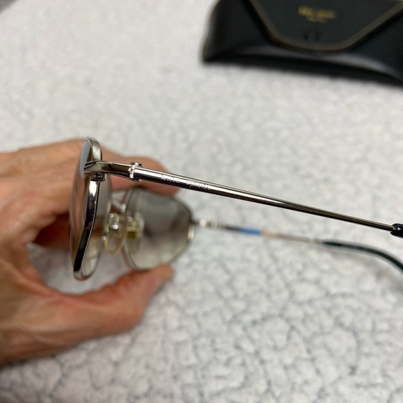 Kate Spade Mirrored  Sunglasses and Leather Case - Picture 6 of 14